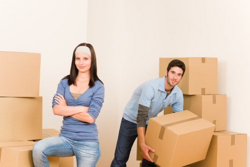 Camberwell packing service with boxes for storage and moving