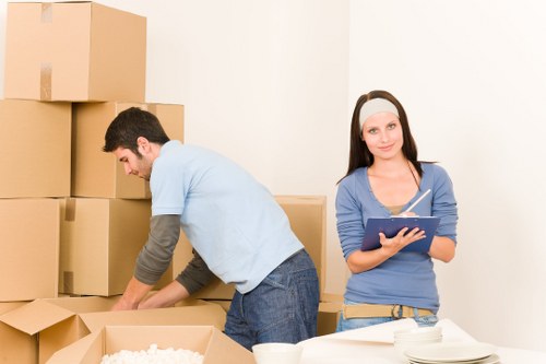 Careful handling of a grand piano during a local Camberwell property move